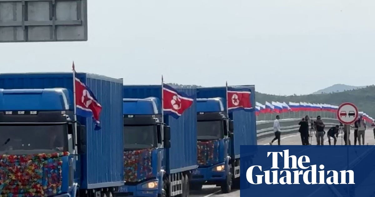 Russia and North Korea open first road bridge across their shared border