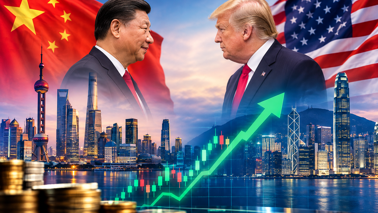 Global Market: China, Hong Kong stocks rise as investors await Trump-Xi meeting
