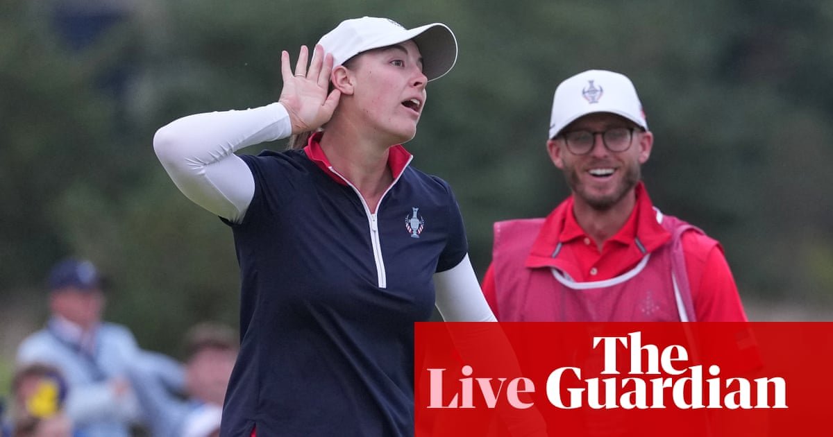 Solheim Cup golf 2026: final day – live