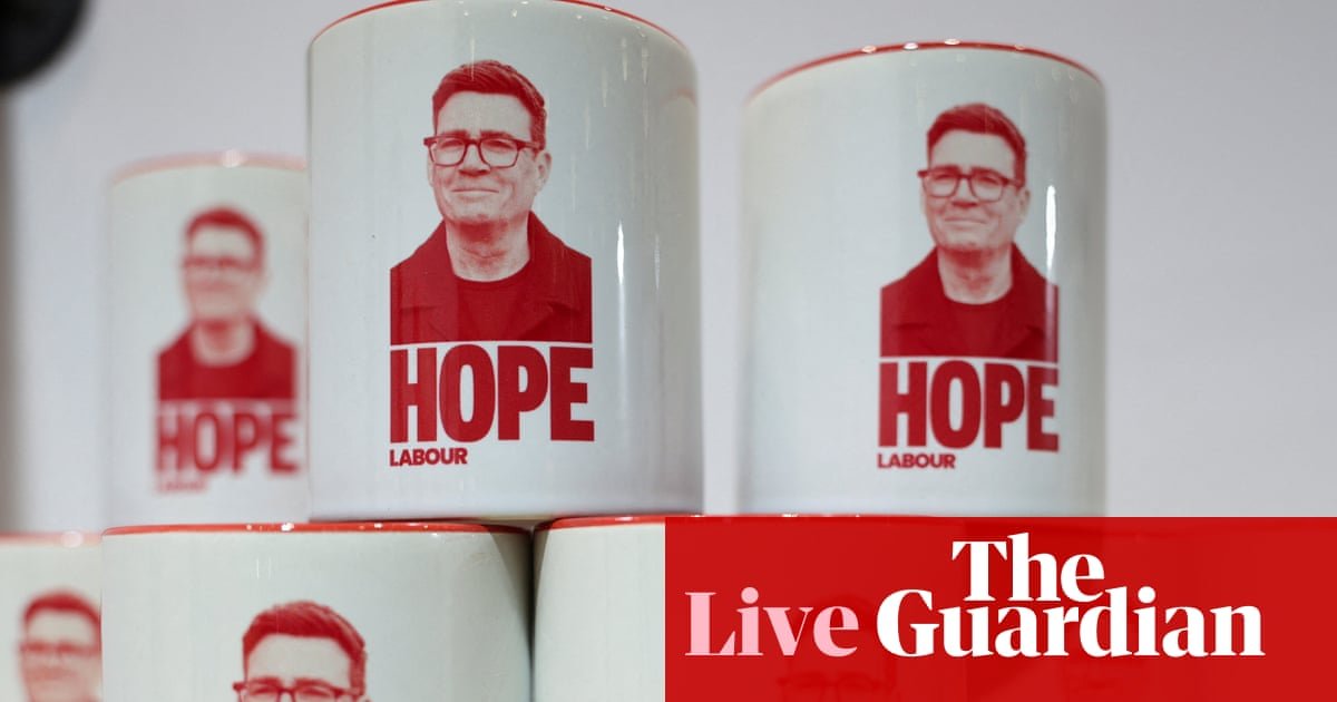 UK politics live: Further poll boost for Labour as its conference begins