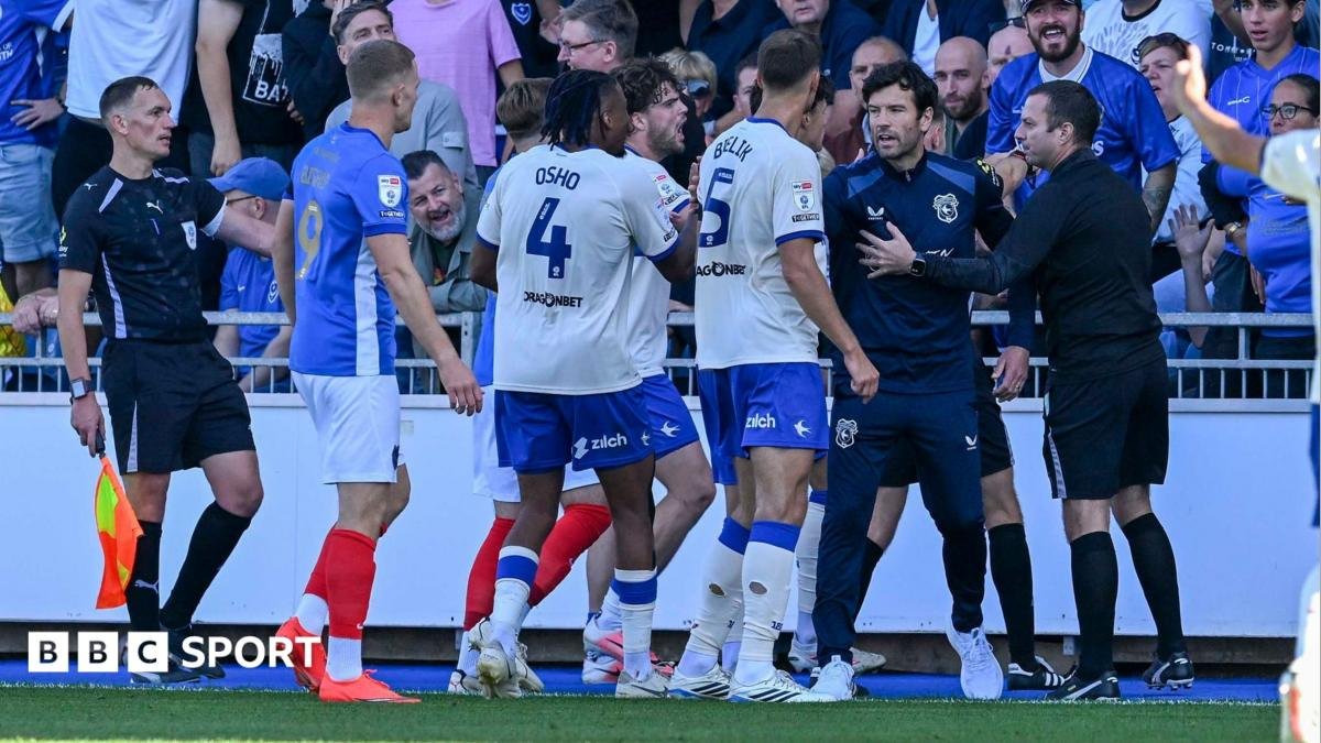 Pompey boss apologises to Cardiff players over fan incident