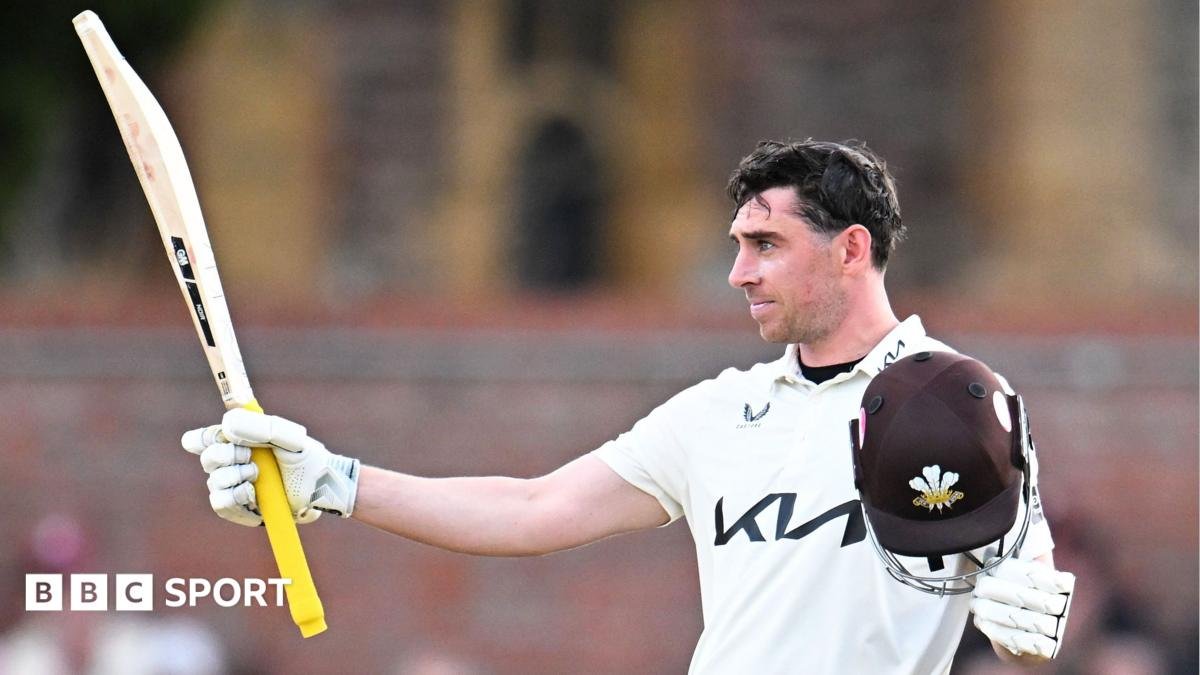Somerset title hopes fade as Lawrence stars for Surrey