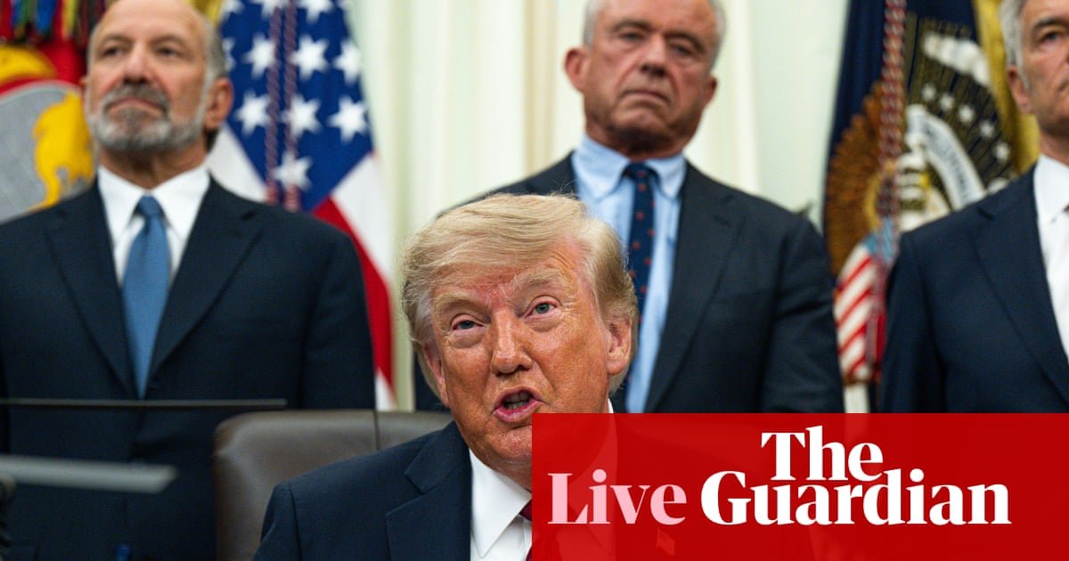 Trump nominates loyalist Hung Cao to be permanent navy secretary – US politics live