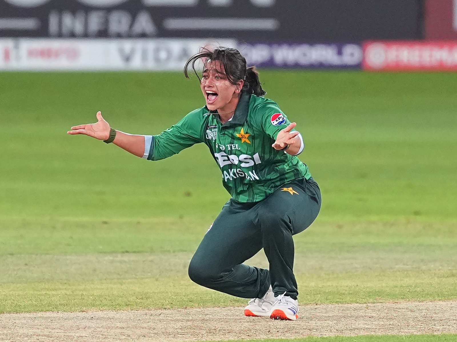 Pakistan captain Fatima Sana fined over Shafali Verma gesture in Asia Cup