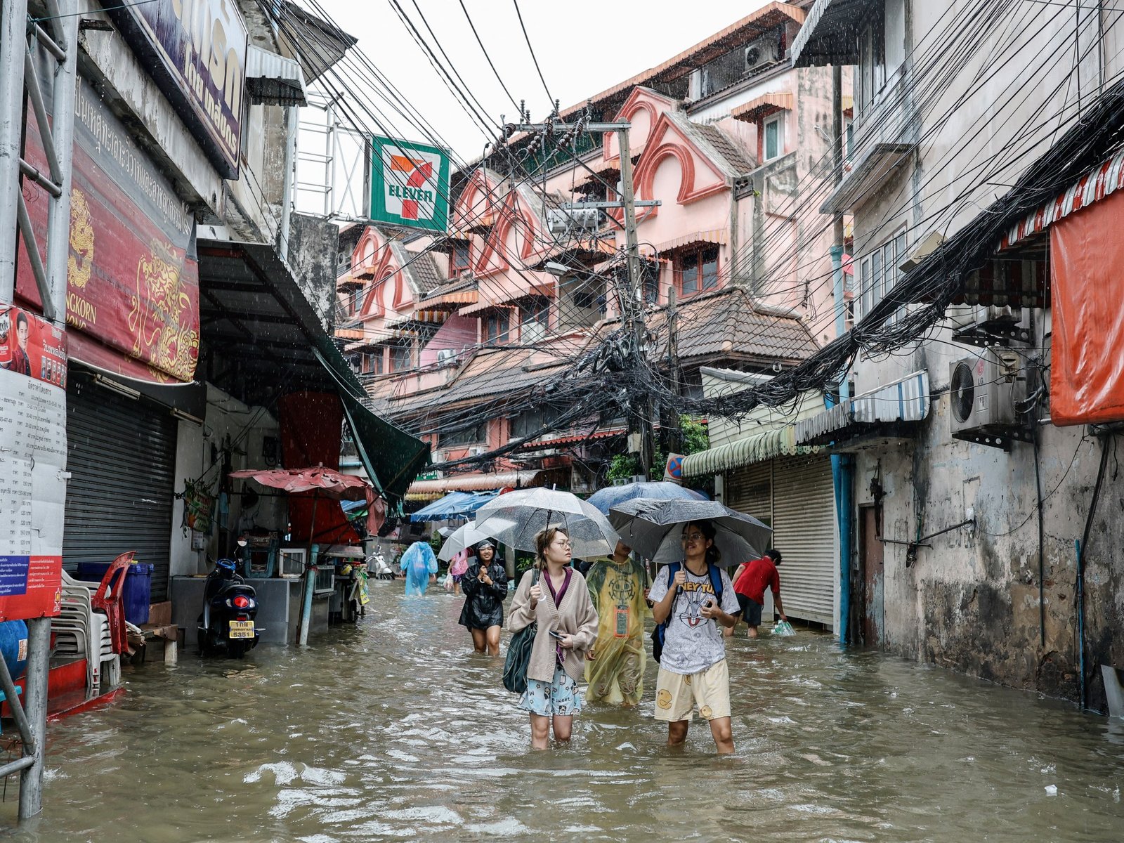 Disaster zone declared across Bangkok as heavy rain triggers flooding