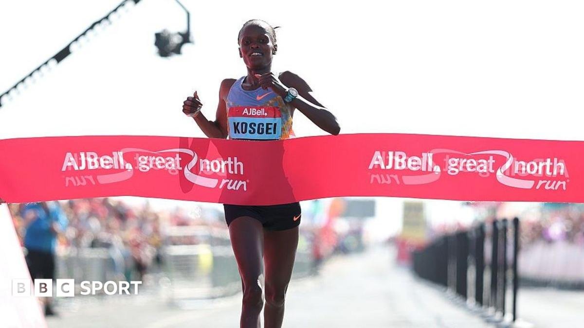 Kosgei wins Great North Run but McColgan withdraws