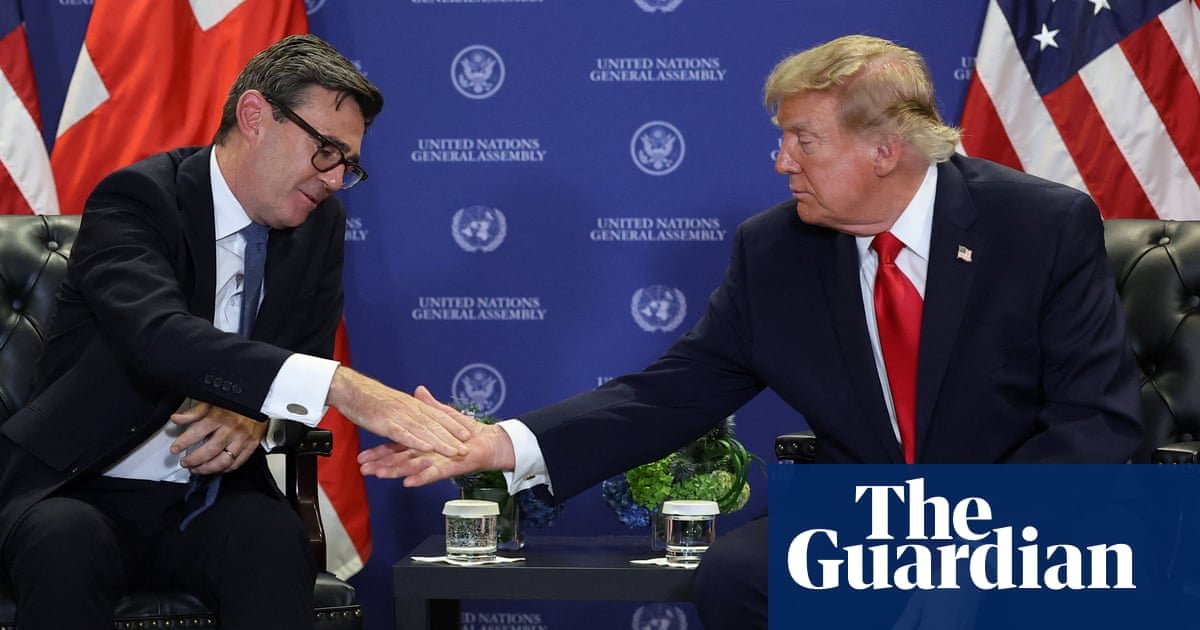 Donald Trump praises ‘natural businessperson’ Andy Burnham after first meeting