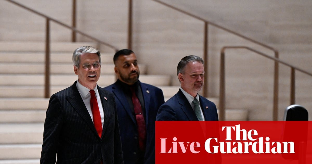 Asian shares rise amid optimism around US-Chinese talks on trade and AI; oil prices fall – business live