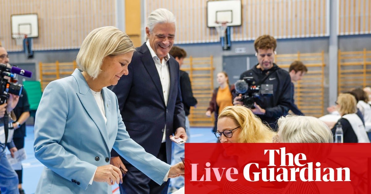 Sweden general election: close race as far right eyes role in government – Europe live