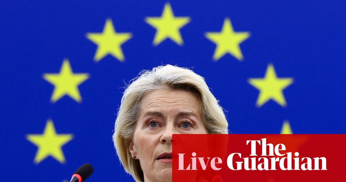 EU the ‘most precarious’ it has ever been, von der Leyen warns in state of the European Union speech – Europe live