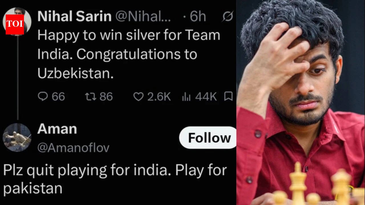 Olympiad medallist Nihal replies to 'play for Pakistan' troll with 3 words