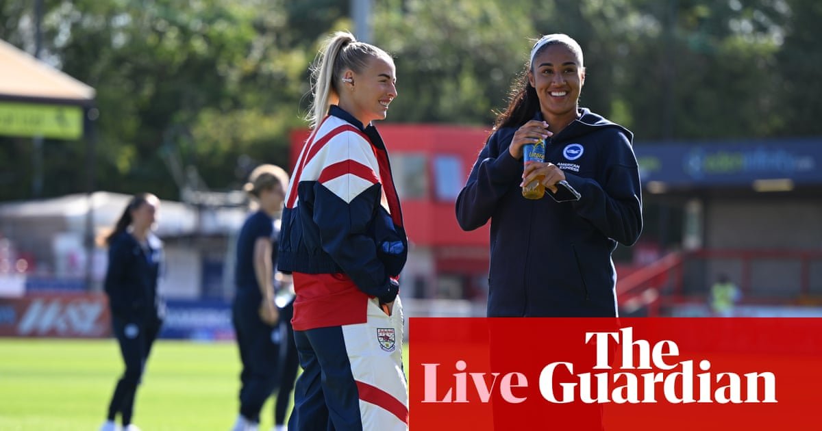 Brighton v Arsenal: Women’s Super League – live