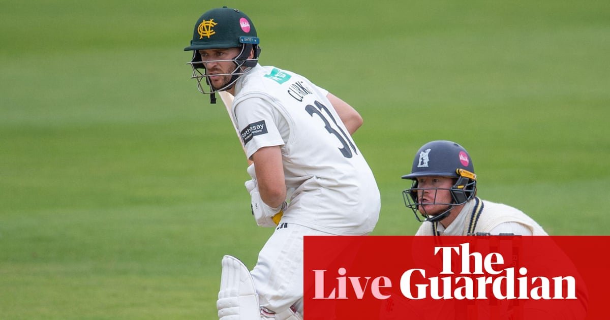 Leicestershire charged by ECB, Nottinghamshire v Hampshire, and more: county cricket, day one – live