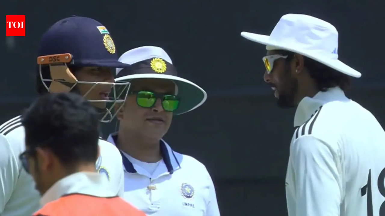 Watch: Tilak Varma’s intense exchange with Vaibhav Sooryavanshi in Duleep Trophy final
