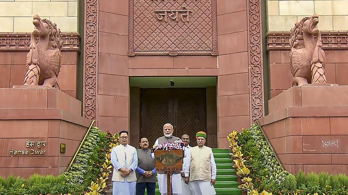 Opposition indulging in ‘negative politics’, ‘misusing Parliament’, says PM Modi
