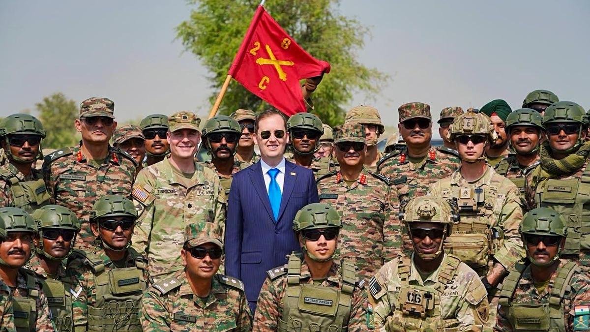 U.S. Ambassador, Indian Army commander witness firing demonstration