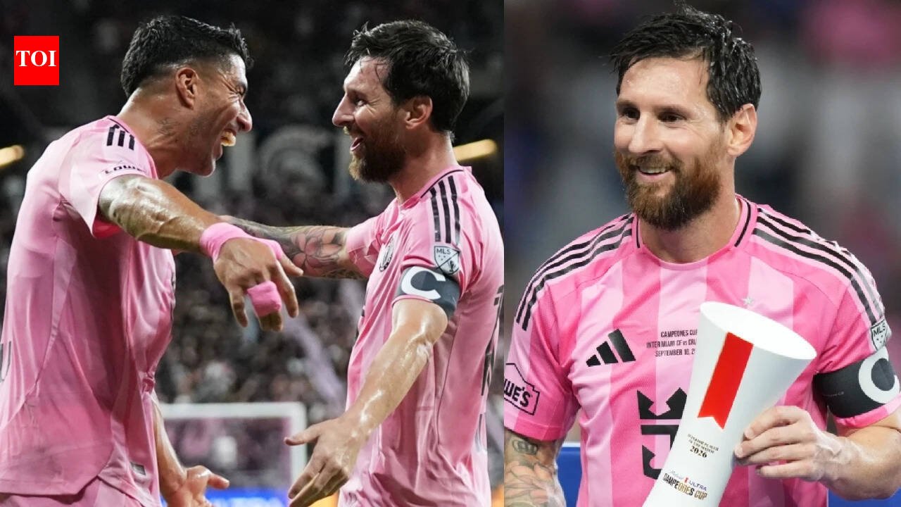 Watch: Messi wins 49th career trophy with 100th goal for Inter Miami