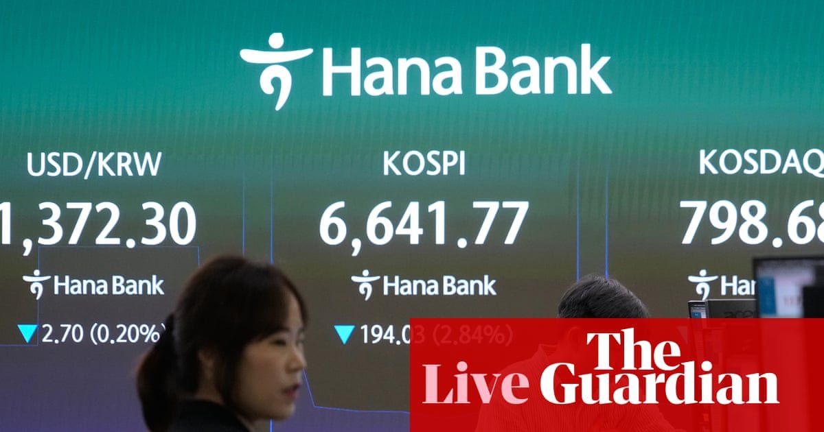 Markets slide as inflation fears trigger global bond sell-off – business live