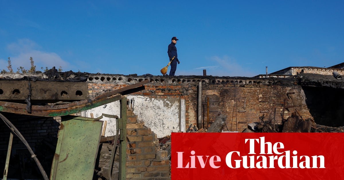 Russia targets communications and energy facilities in overnight drone attacks on Ukraine - Europe live