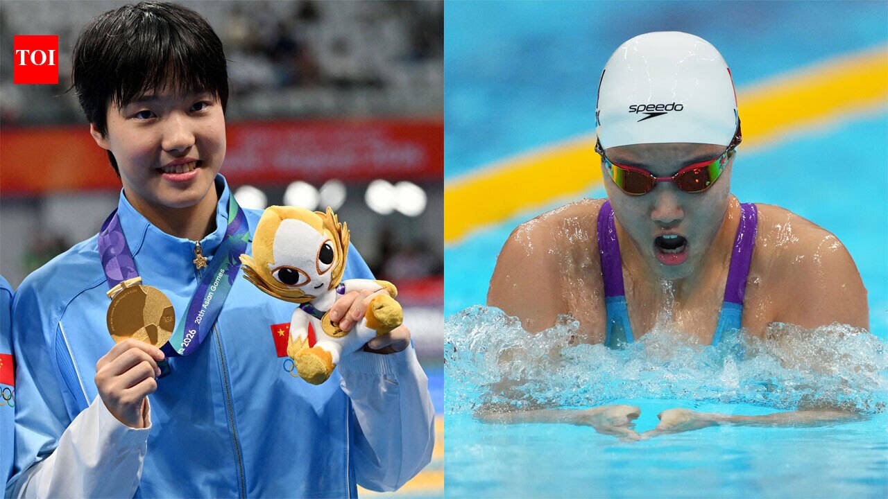 Two gold at 13 for China’s Yu Zidi, but youngest Asian Games record remains unclear