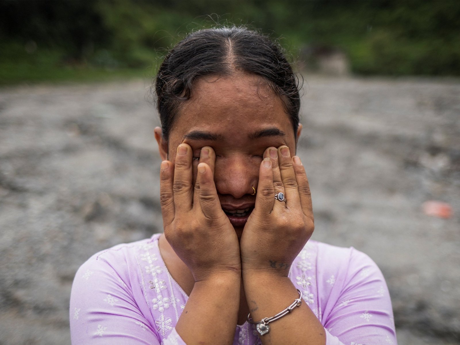 Photos: Nepal flood survivors find little trace of former lives