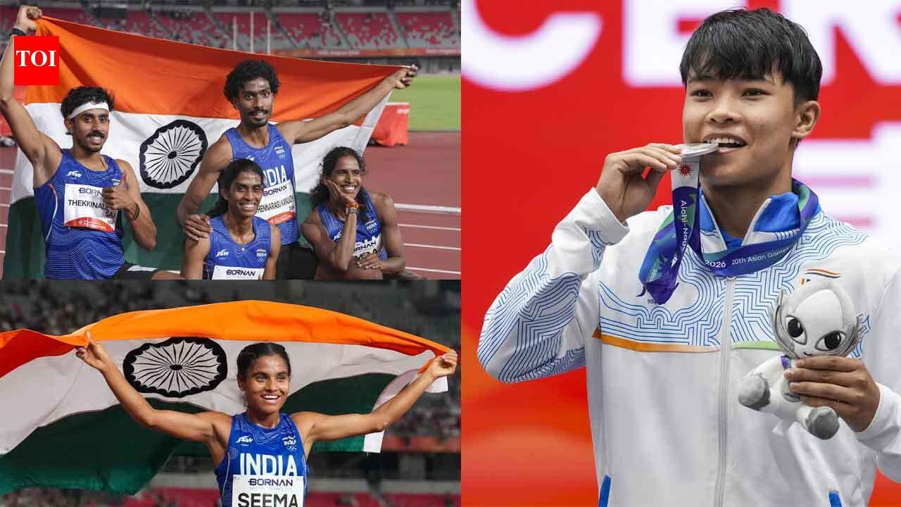 Asian Games: Seema, mixed relay win athletics medals; Roshibina bags Wushu silver