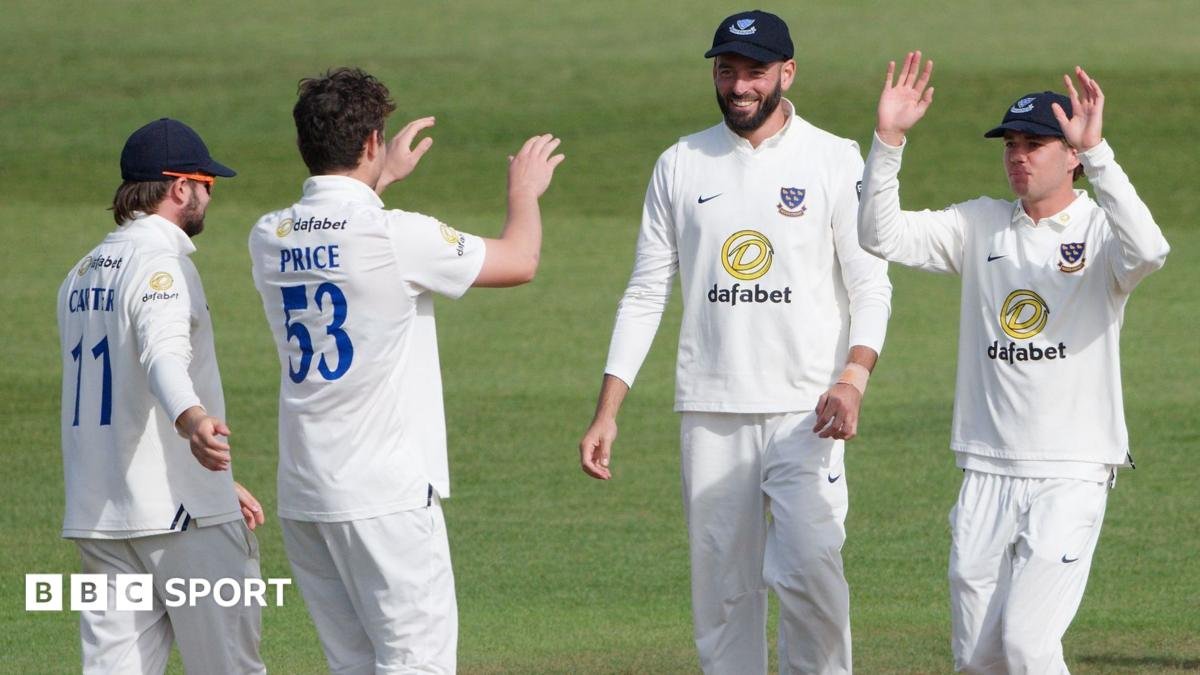 Sussex end season with win at relegated Hampshire