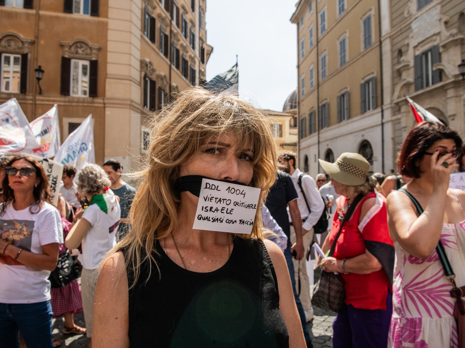 UN expert Albanese, protesters warn against Italy’s anti-Semitism bill