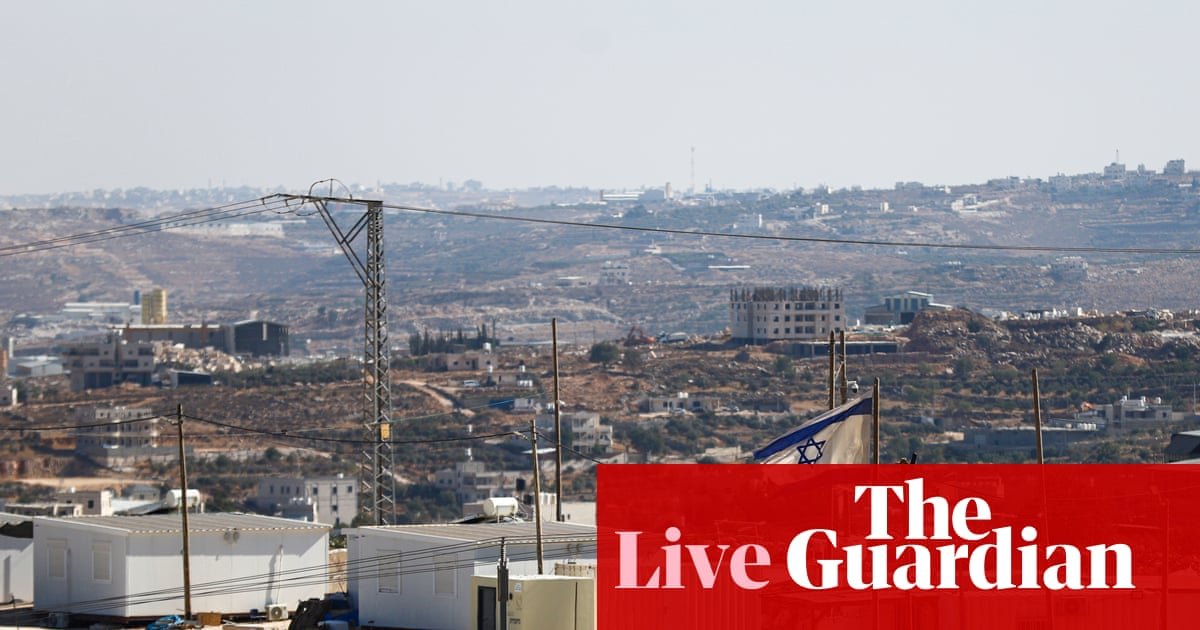 UK-US trade could suffer as a result of sanctions for illegal Israeli settlements, American ambassador warns – UK politics live