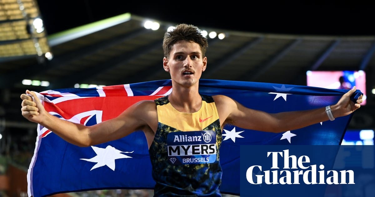 Cameron Myers shines in star-studded field to win 1500m at Diamond League final