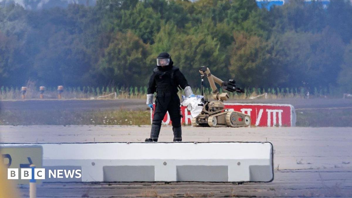 Germany says Russia behind Leipzig airport drone attack