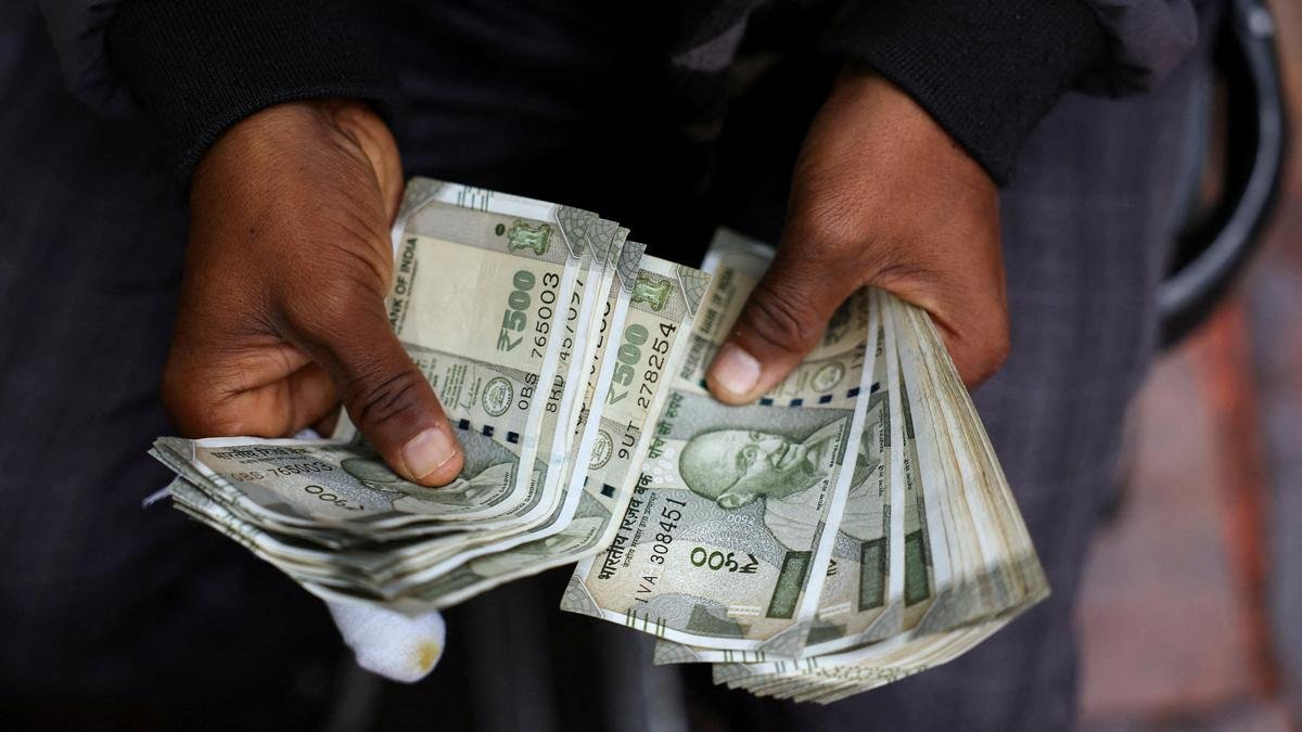 Rupee rises 5 paise to 94.46 against U.S. dollar in early trade