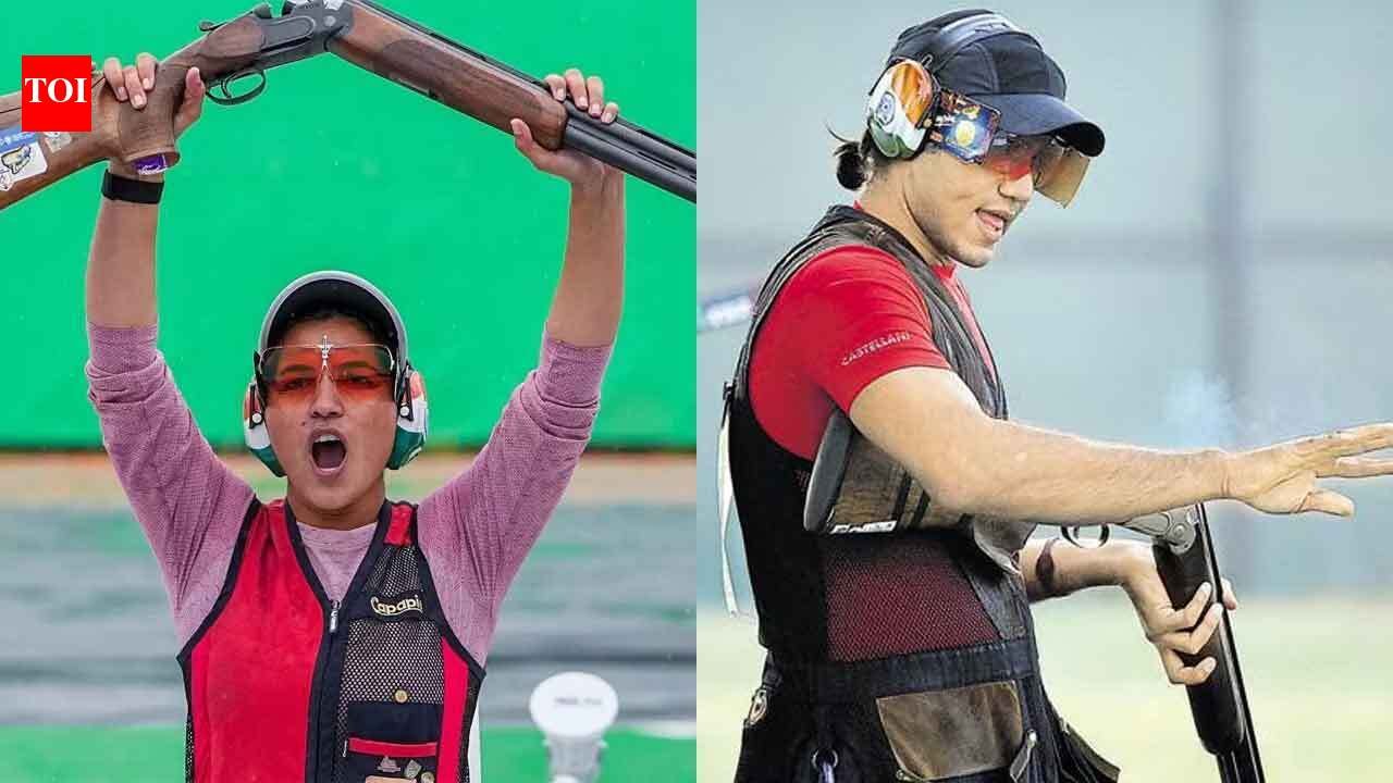 Neeru Dhanda, Kynan Chenai win trap mixed team gold at Asian Games