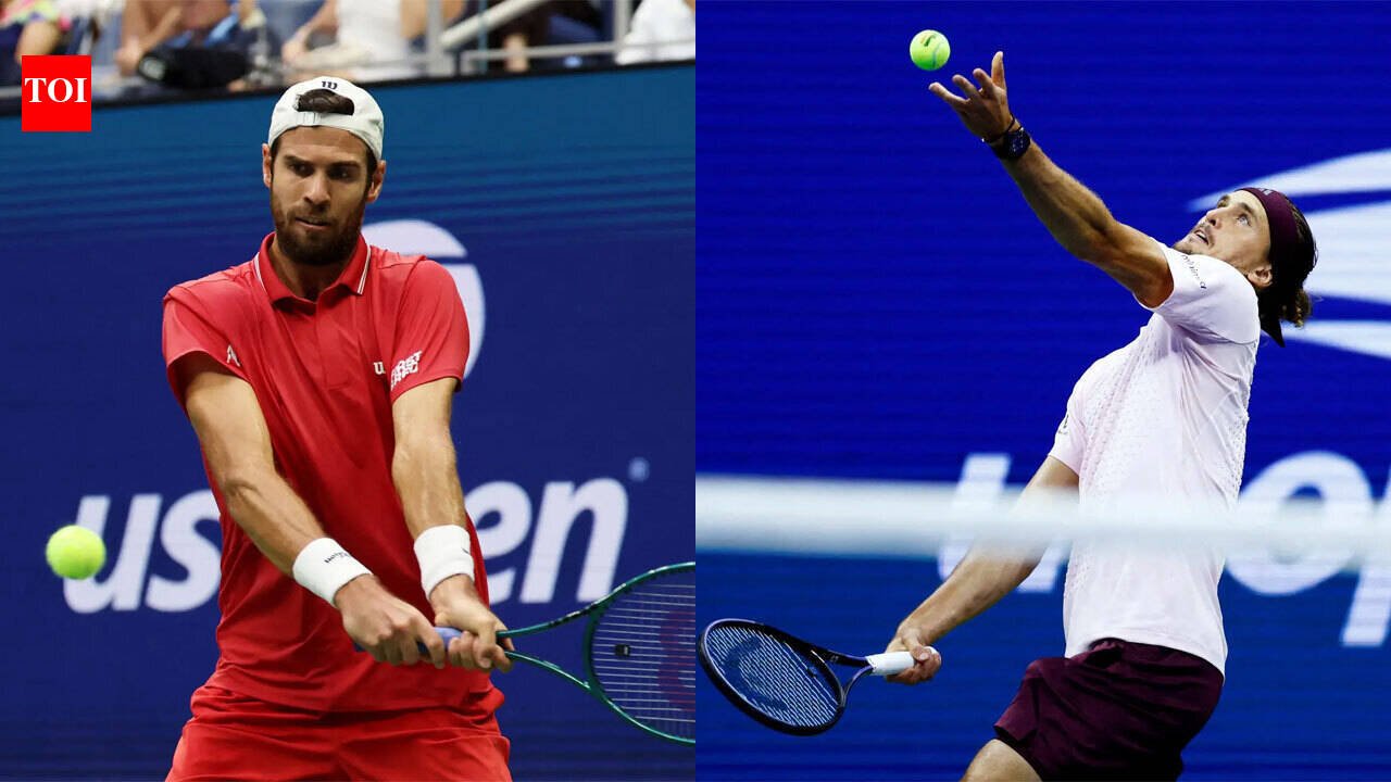 Same height, similar age, vastly different paths: Zverev & Khachanov eye US Open final