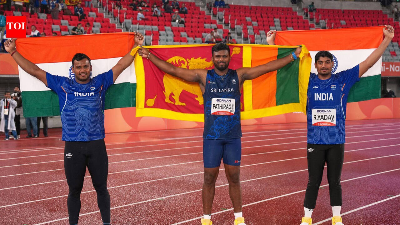 Asian Games: Yashvir wins silver, Rohit bronze as Pathirage takes javelin gold