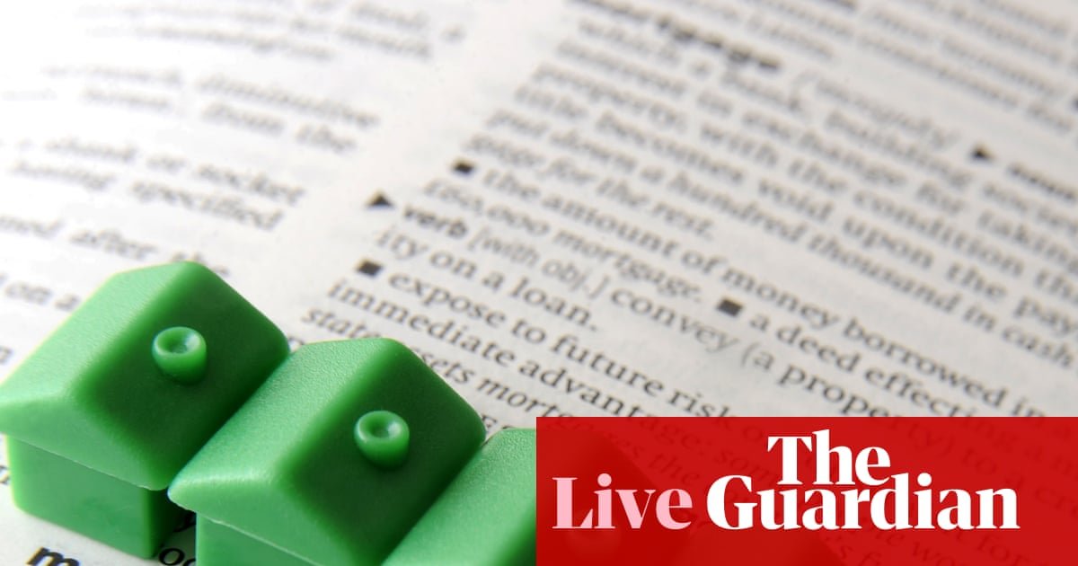 UK mortgage rates set to rise as bond sell-off drives up borrowing costs – business live