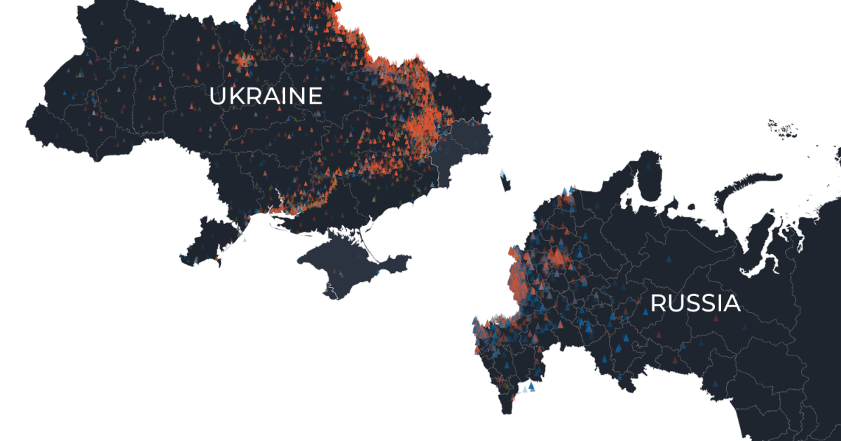 In maps and charts: Russian and Ukrainian attacks on civilian targets