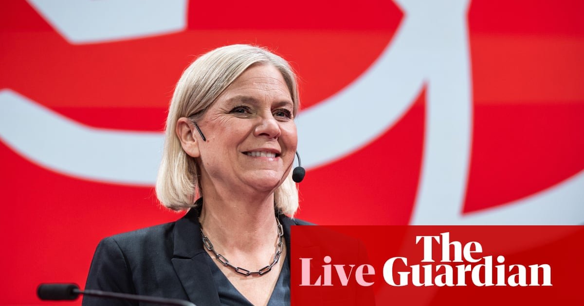 Swedish centre-left opposition widens lead to three seats with 95% of votes counted – Europe live