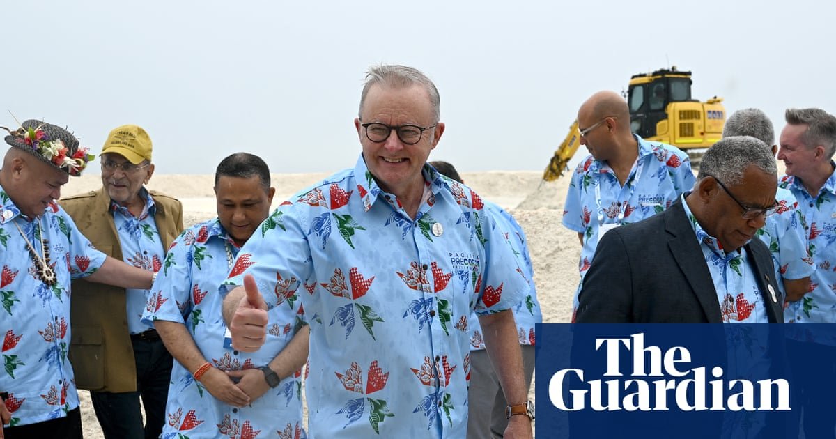 Overseas, Albanese sees ‘the very definition of climate injustice’ – but at home, he still wants coal