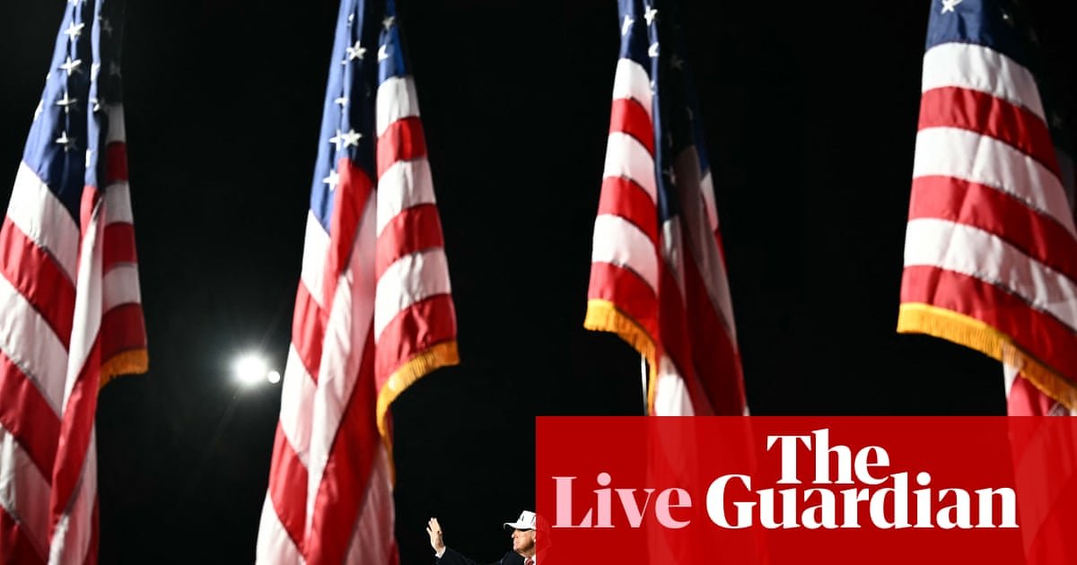 Democrats have 11-point lead among likely voters as Trump’s approval rating craters – live