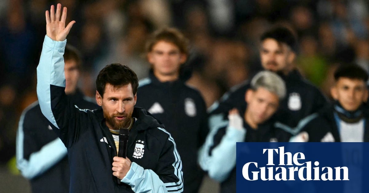 Lionel Messi bids a tearful farewell to Argentina after 3-0 win over Benin