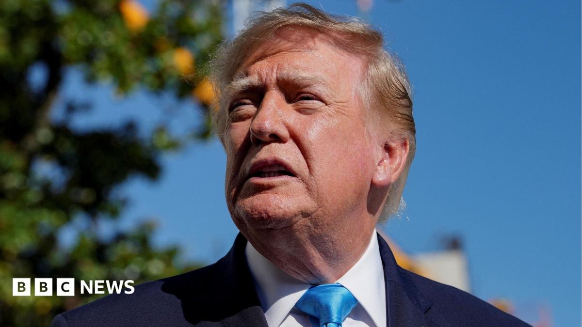Trump says 'threat' led US to pull bombers from RAF Fairford