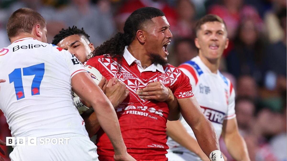 England stunned by Tonga in World Cup opener