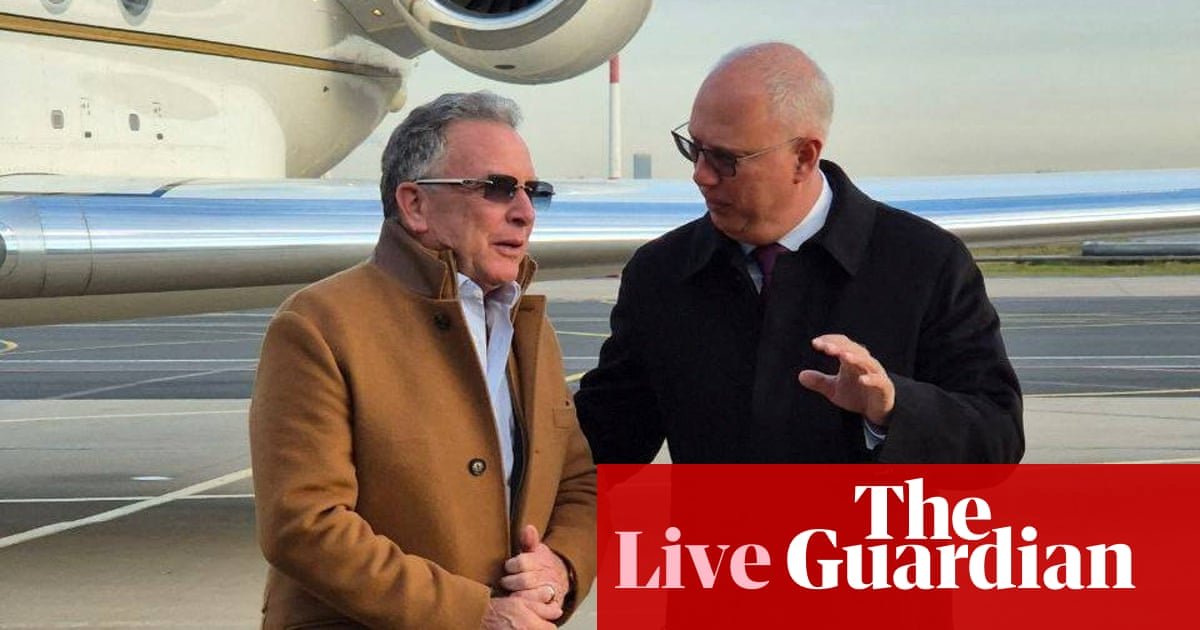 US envoy Witkoff lands in Russia for talks with Vladimir Putin about Ukraine – Europe live