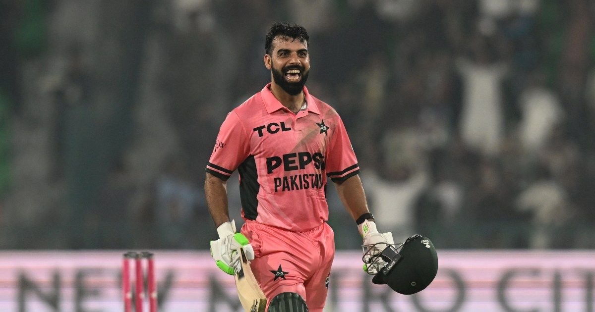 Shadab Khan’s record-breaking innings gives Pakistan ODI win over England
