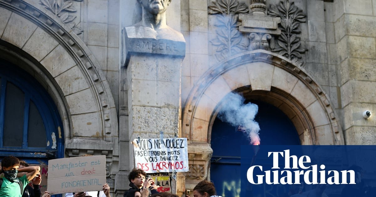 ‘We just want to be listened to’: student protests shut schools across France