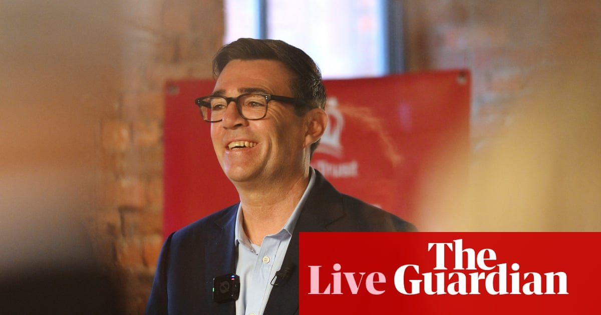 Burnham to deliver speech in Scotland on devolution – UK politics live