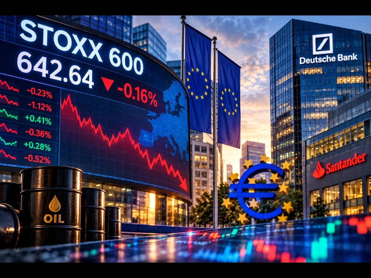Global Market: European shares waver as earnings, rising oil weigh on sentiment