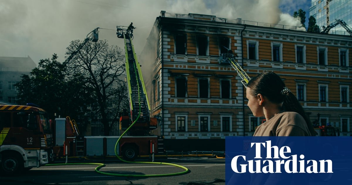 ‘The enemy is tearing our city apart’: terror in Kyiv as Russia ramps up attacks