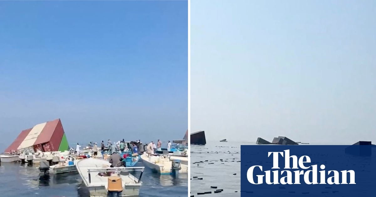 Strait of Hormuz scoured for spilt cargo after Iran attacks container ships